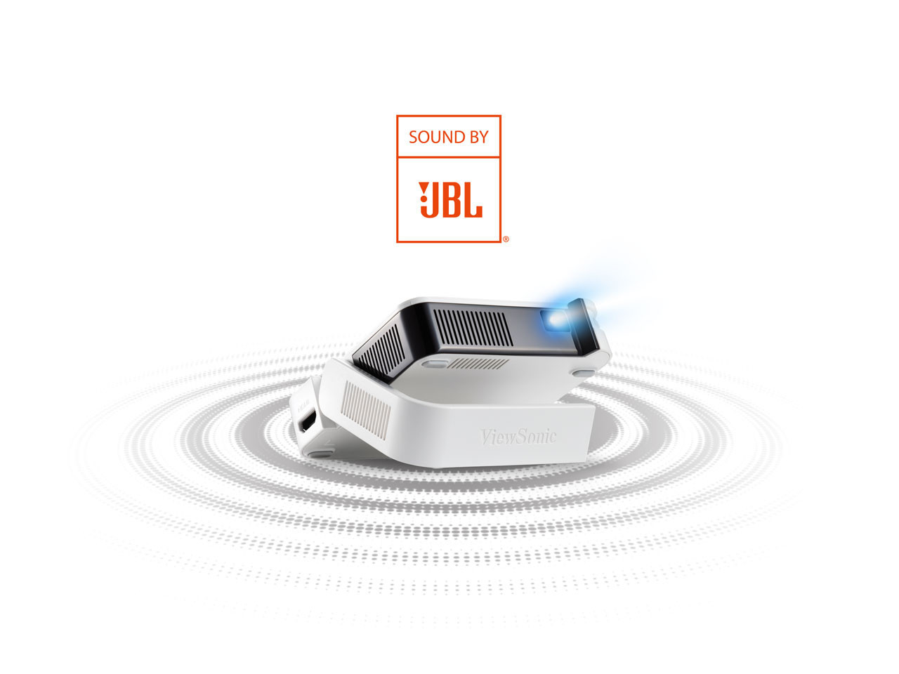Proyector Portátil ViewSonic M1 Mini Plus con Audio JBL Smart LED