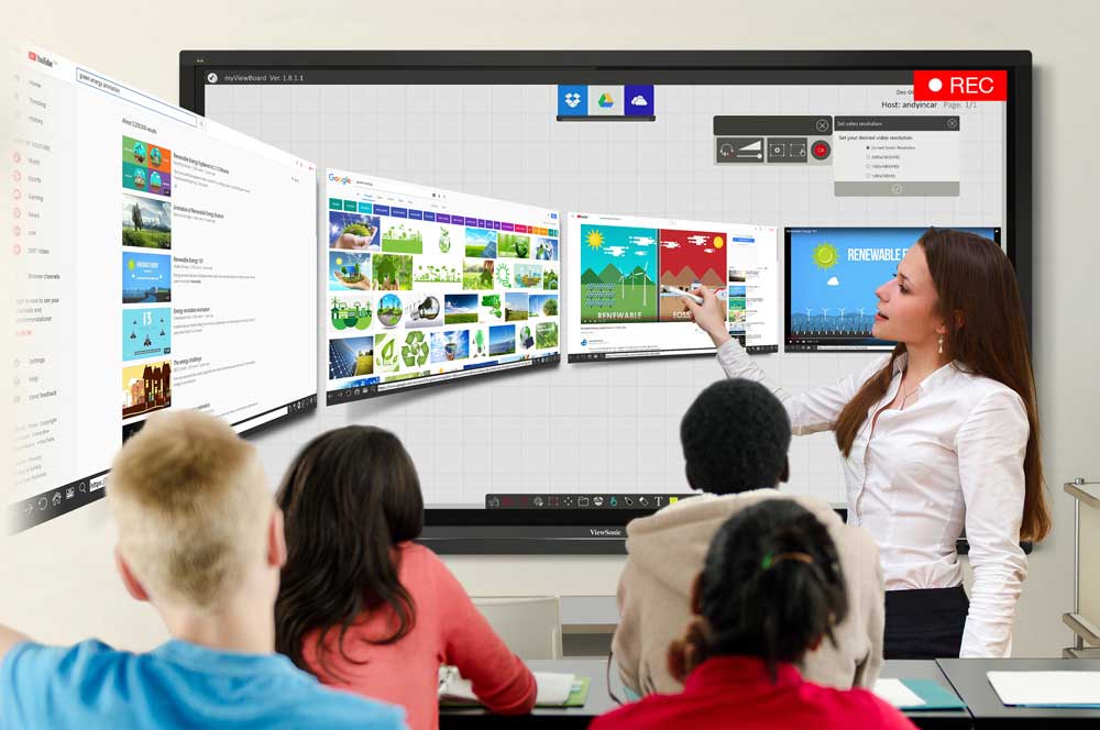 Interactive-Touch-Screen-Displays-Screen-Record-Lessons