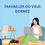 travailler au lit pendant le télétravail