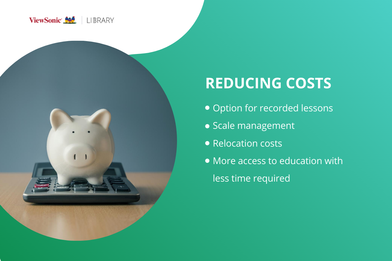 Advantages of Distance Education - reducing cost