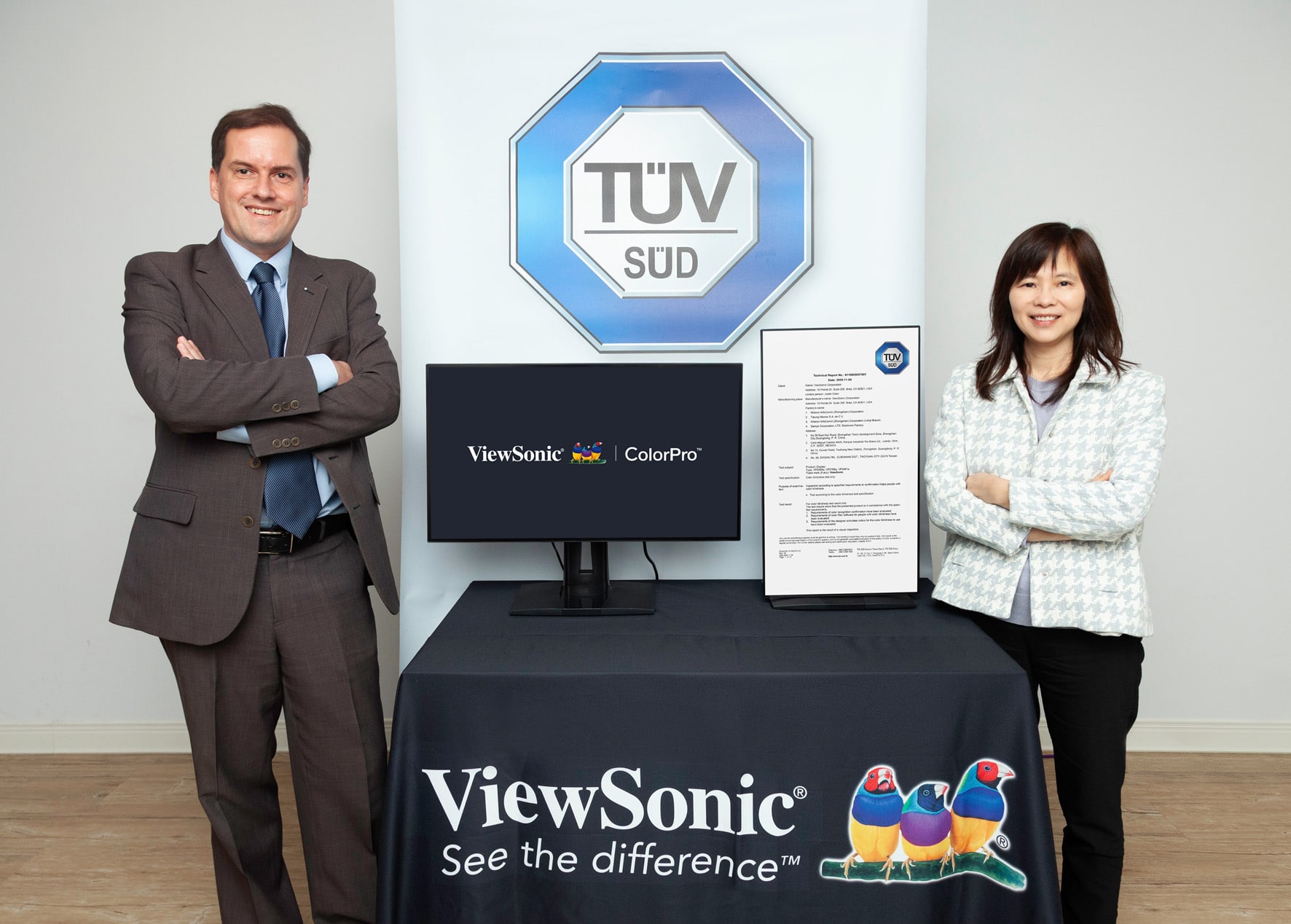 ViewSonic partners with TUV to help tackle color blindness