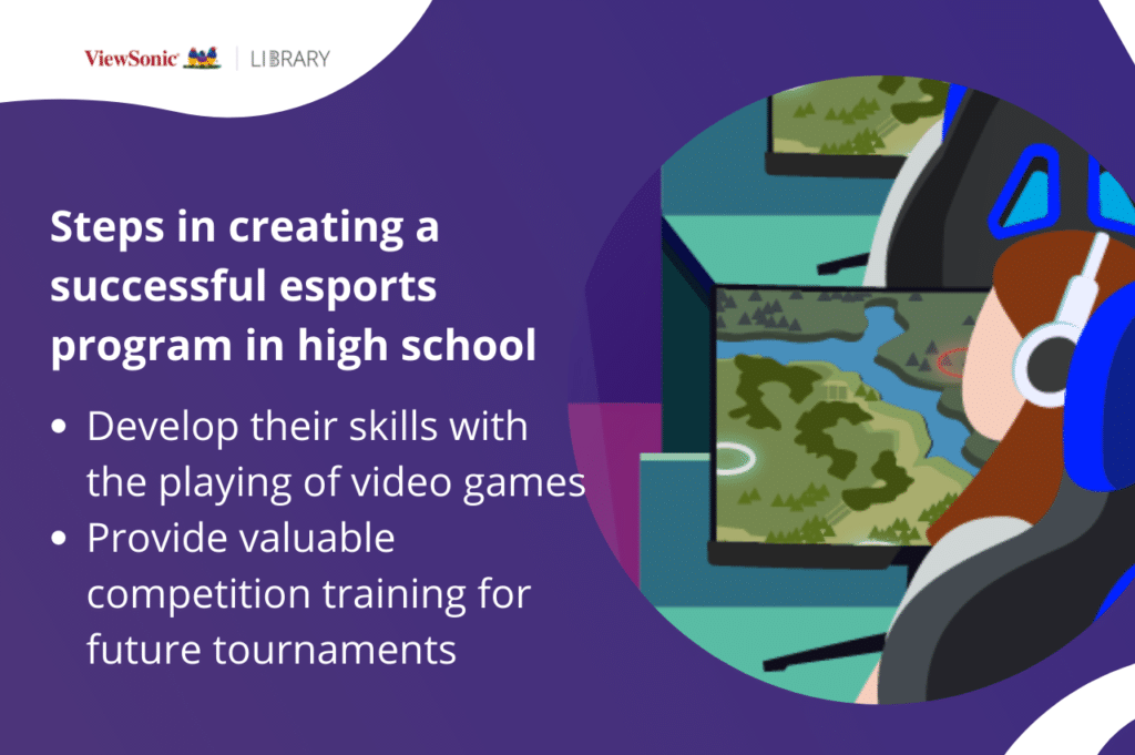 Steps in creating a successful esports program in school