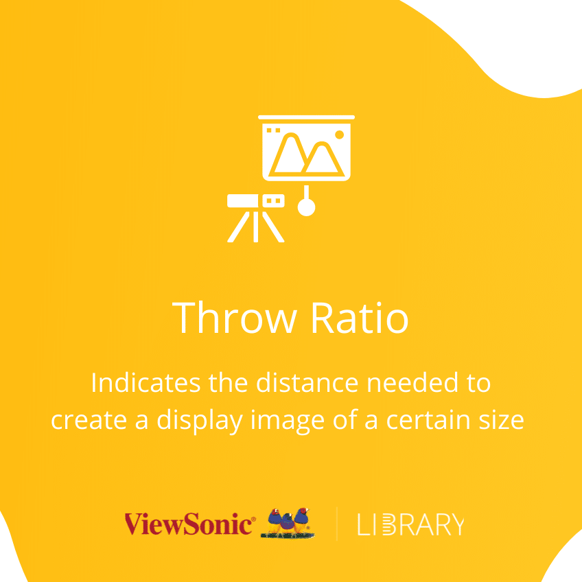 What is throw ratio?