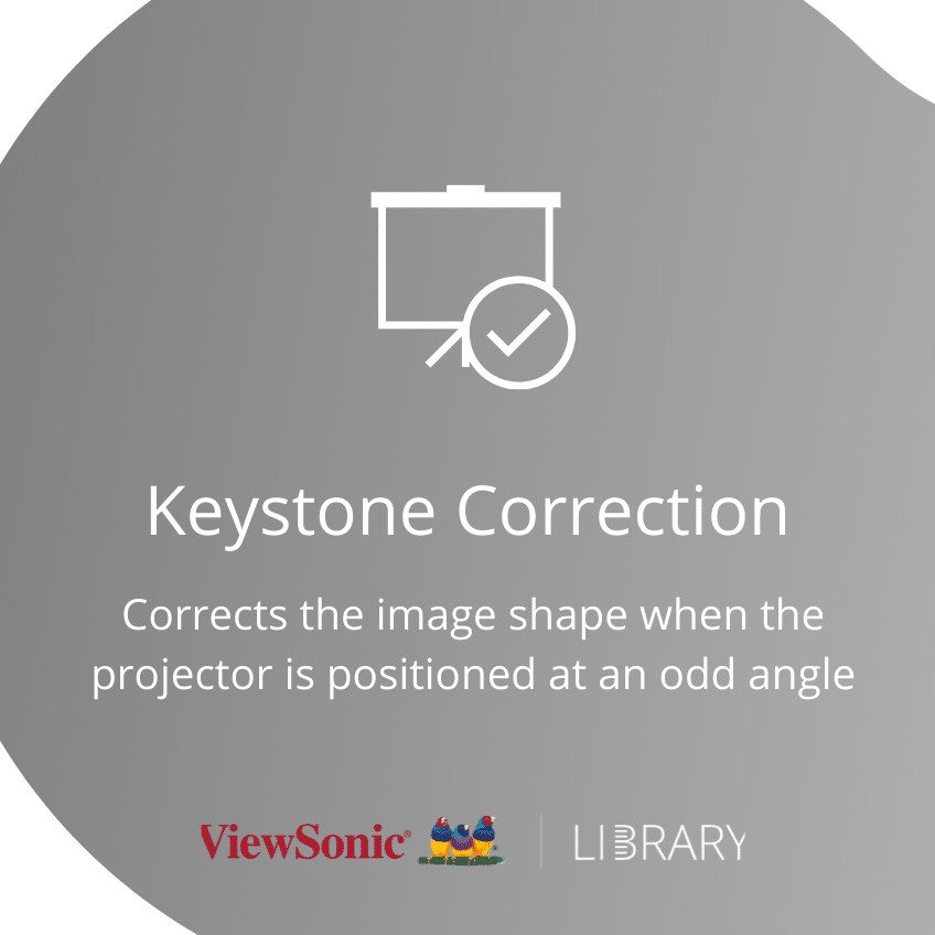 What is keystone correction?