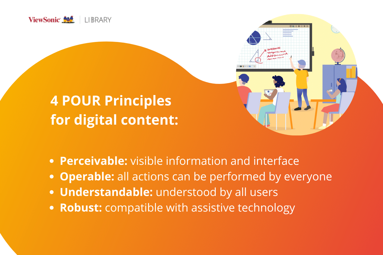 Digital Accessibility - POUR Principles for digital content