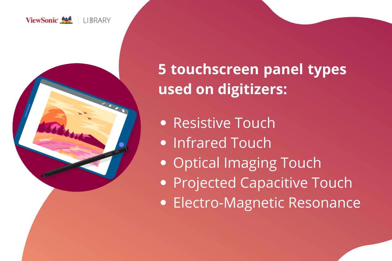 5 touchscreen panel types