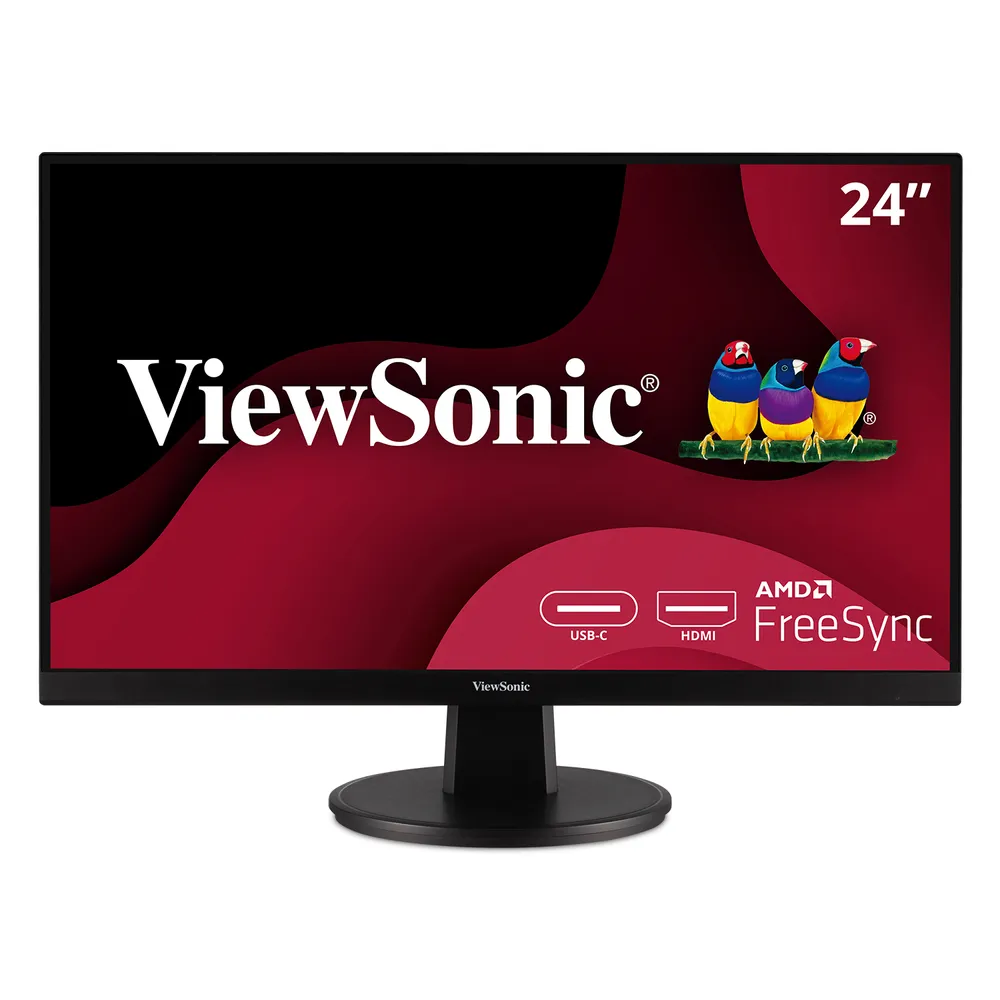 ViewSonic VA2447-MHU, 24" 1080p and USB-C