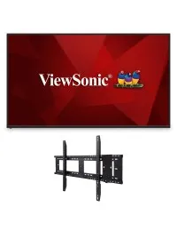 The ViewSonic CDE6512-1E comes with the CDE6512, and a wall mount