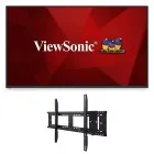 The ViewSonic CDE6512-1E comes with the CDE6512, and a wall mount