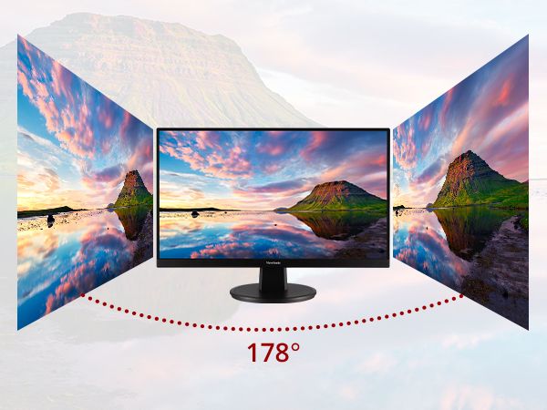ViewSonic VS2247-MH Monitor de 22 pulgadas 1080p con 75Hz, sincronización  adaptativa, biseles delgados, cuidado de los ojos, HDMI, entradas VGA para