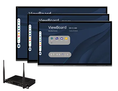 Series of different sizes of ViewBoard IFP62 displays