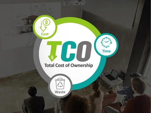 lower total cost of ownership.  less cost, more time, less waste.