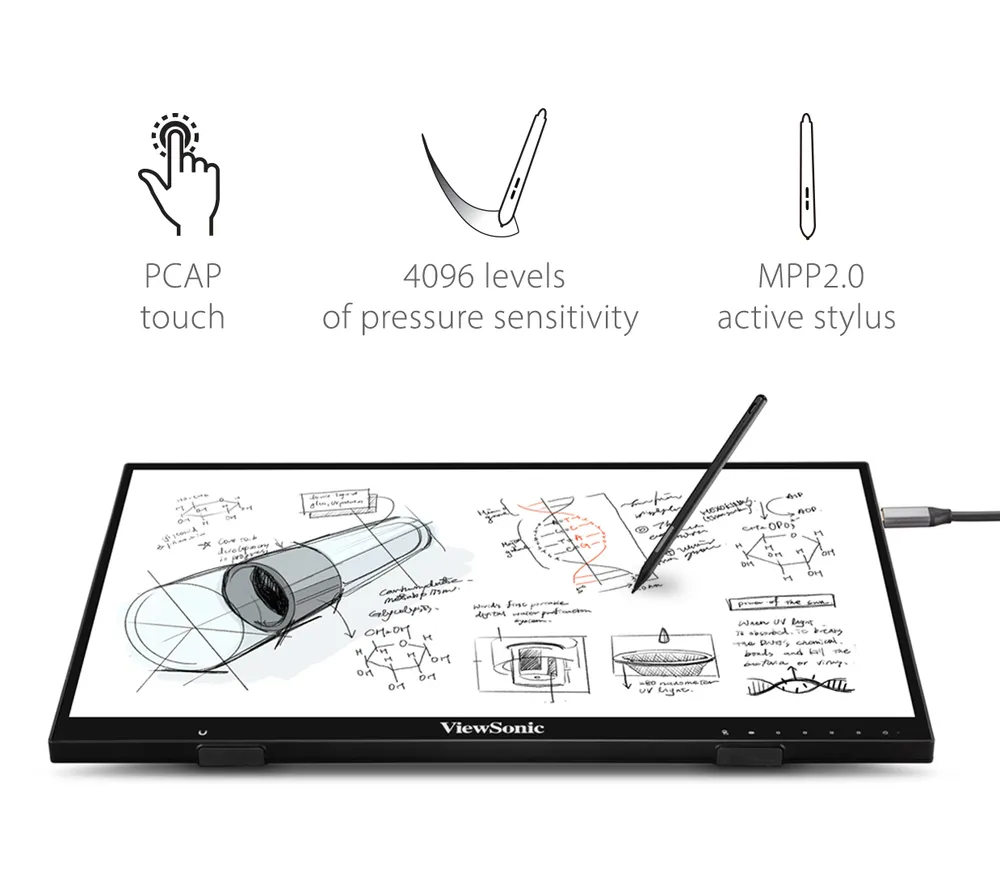 the ID2456 features PCAP ouch, 4096 levels of pressure sensitivity, and an MPP2.0 active stylus