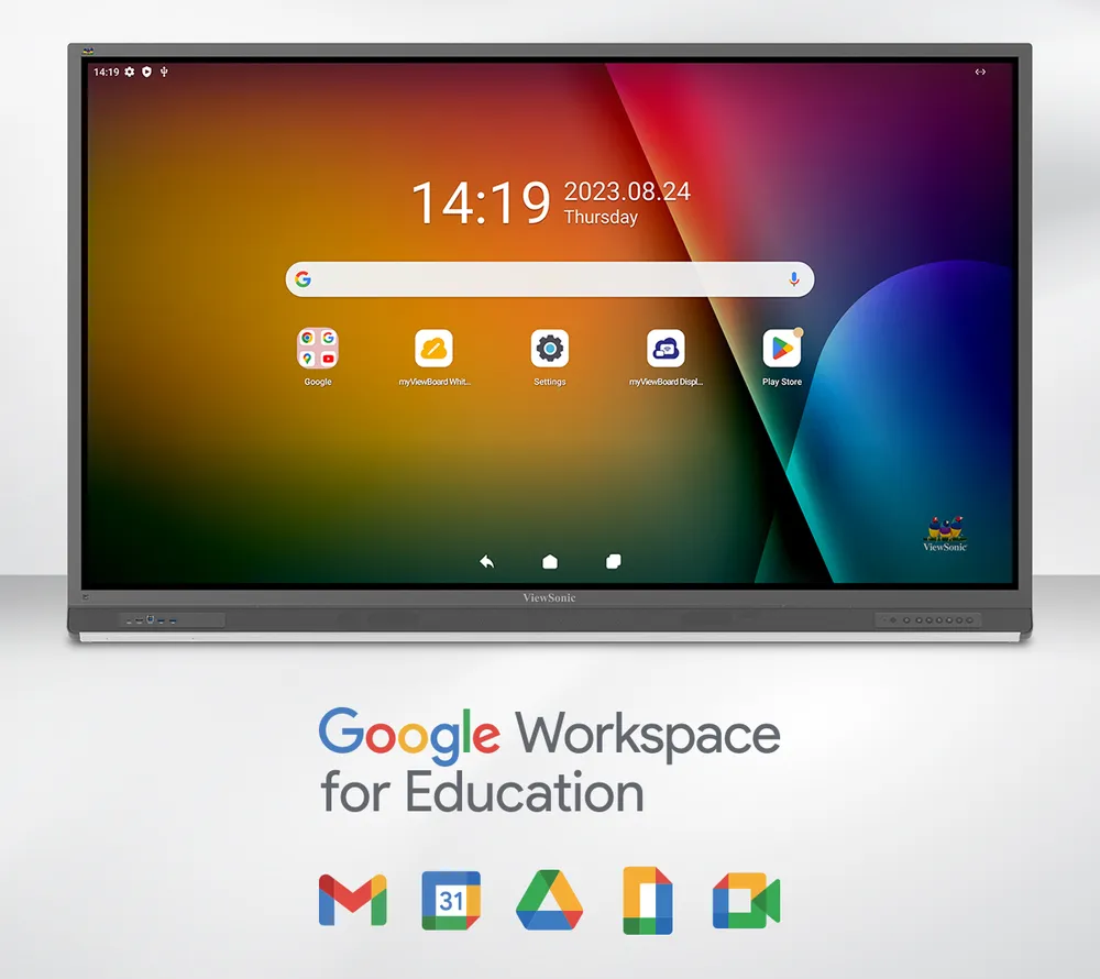 ViewBoard with Google Workspace icons