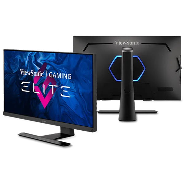 front and back views of a ViewSonic ELITE monitor