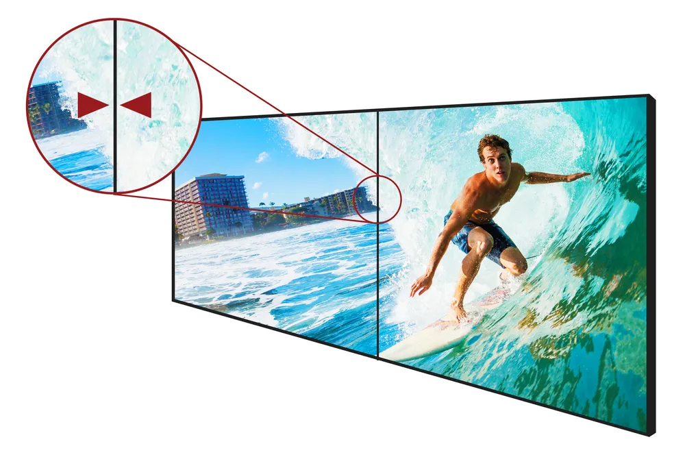 Ultra-narrow Bezel, Seamless Video walls