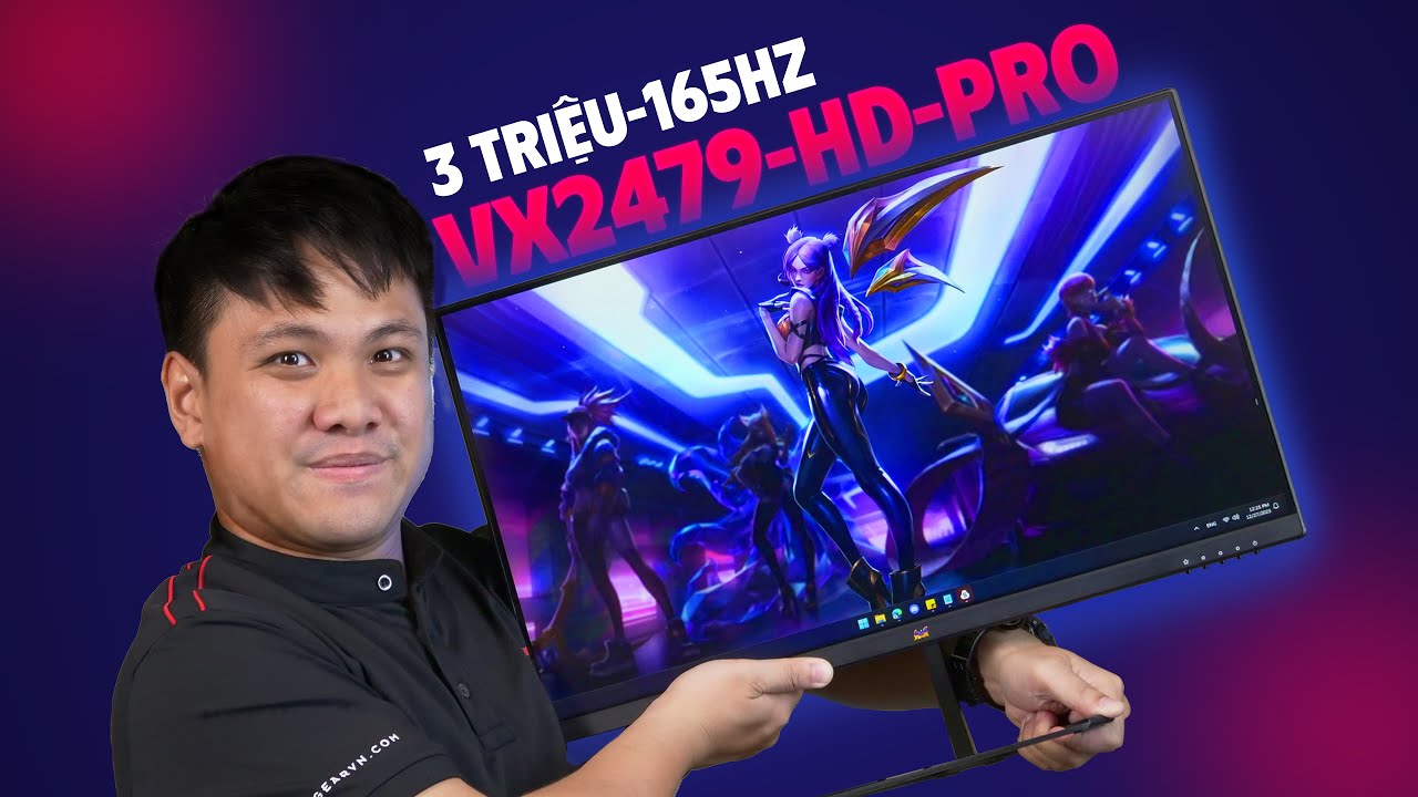 Màn hình 3 TRIỆU đã có 165Hz, tặng luôn cả Arm!! Viewsonic VX2479-HD-Pro