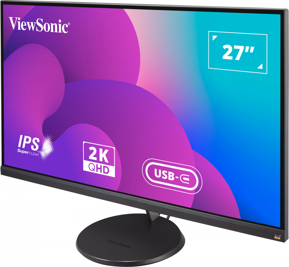 ViewSonic VX2785-2K-MHDU 27”(27” viewable) 2K IPS 3-side 