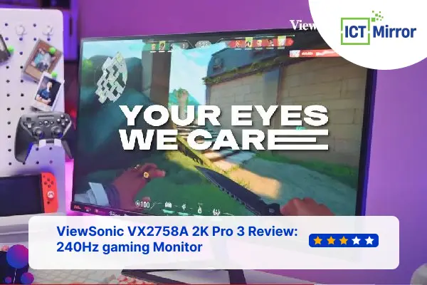 ViewSonic Launches VX2758A-2K-PRO-3 Monitor with High-End Features for Gamers