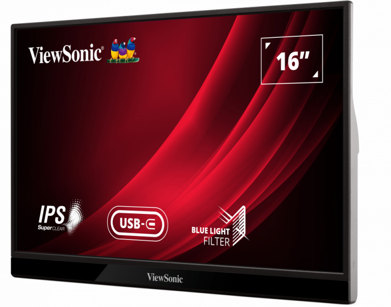 ViewSonic LCD Display VG1655 16” Portable Monitor