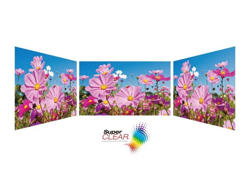 SuperClear: Stunning Color Performance & Wide-angle Viewing 4