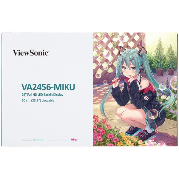 ViewSonic VA2456-MIKU 24'' IPS Borderless Full HD monitor