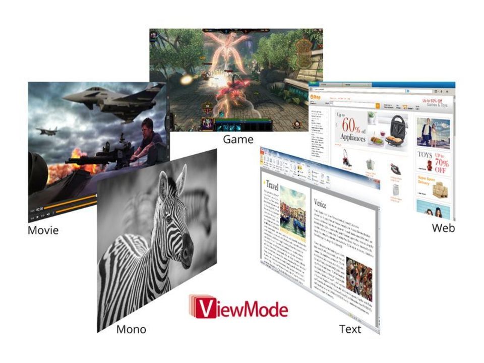ViewMode: Superior Color Rendering & Intuitive Settings 1