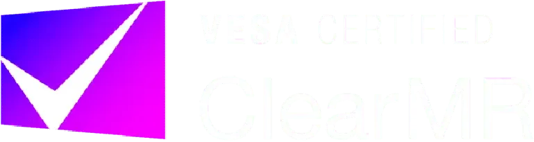 VESA certifed ClearMR