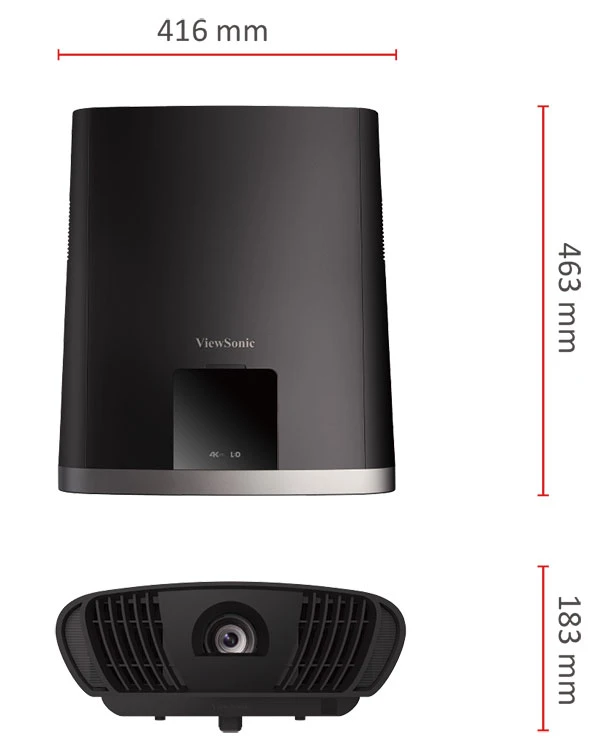 ViewSonic X100-4K, 4K UHD Home Theater LED Projector