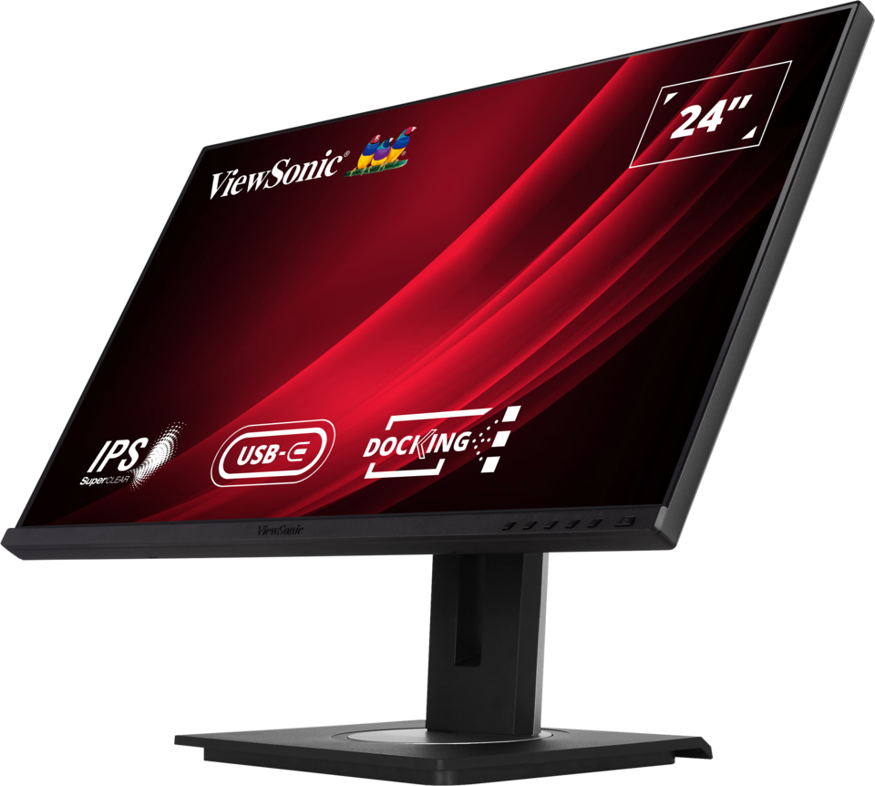 ViewSonic VG2456 24” Docking Monitor featuring USB Type-C and