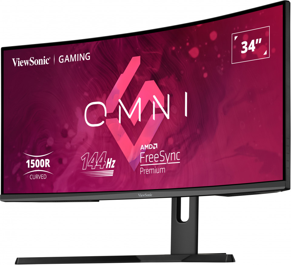 VX3418-2KPC 34” 144Hz Ultrawide Curved Gaming Monitor - ViewSonic