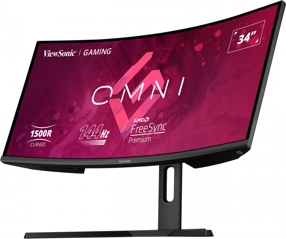 VX3418-2KPC 34” 144Hz Ultrawide Curved Gaming Monitor - ViewSonic