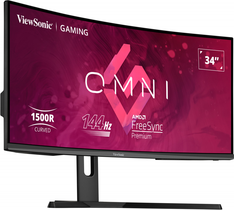 VX3418-2KPC 34” 144Hz Ultrawide Curved Gaming Monitor - ViewSonic