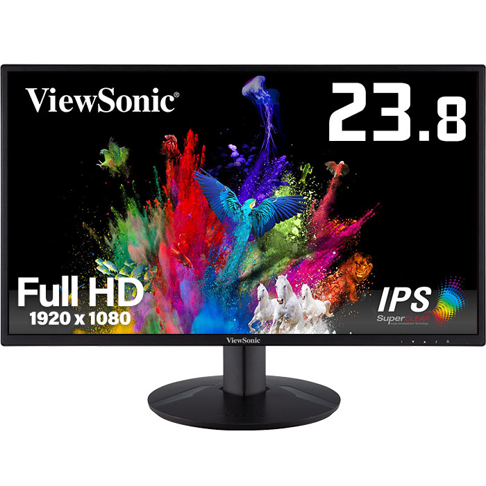 ViewSonic IPSパネル搭載 23.8型 Full HD液晶ディスプレイ