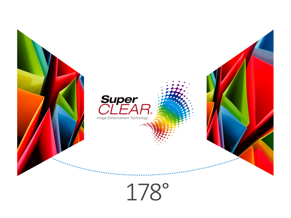 SuperClear® IPS for Rich Color at Wide Angles 1