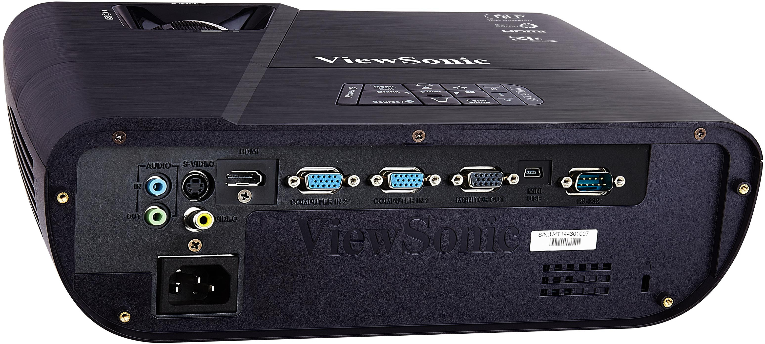 ViewSonic PJD5155 Standard Resolution 4:3 (SVGA) 3,300 ANSI Lumens Value  Business Projector - ViewSonic Global