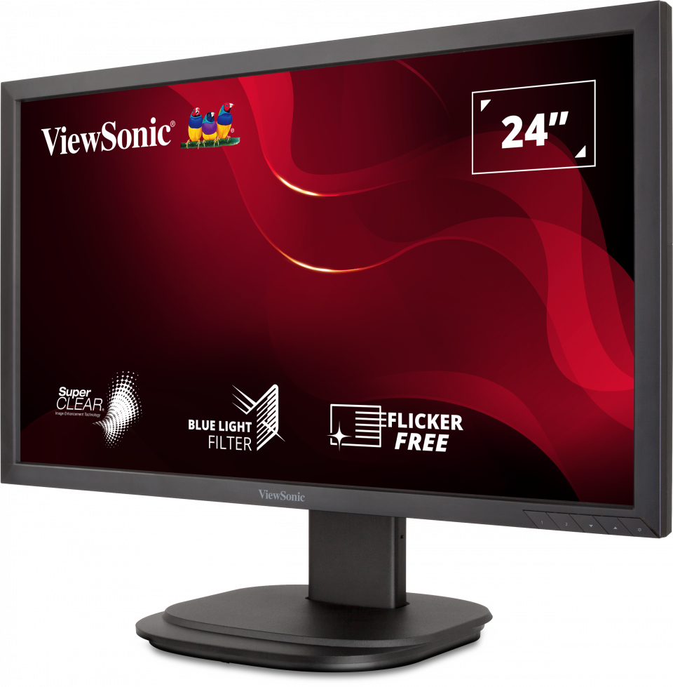 ViewSonic VG2439smh-2 24”W (23.6” Viewable) Full HD Ergonomic LED