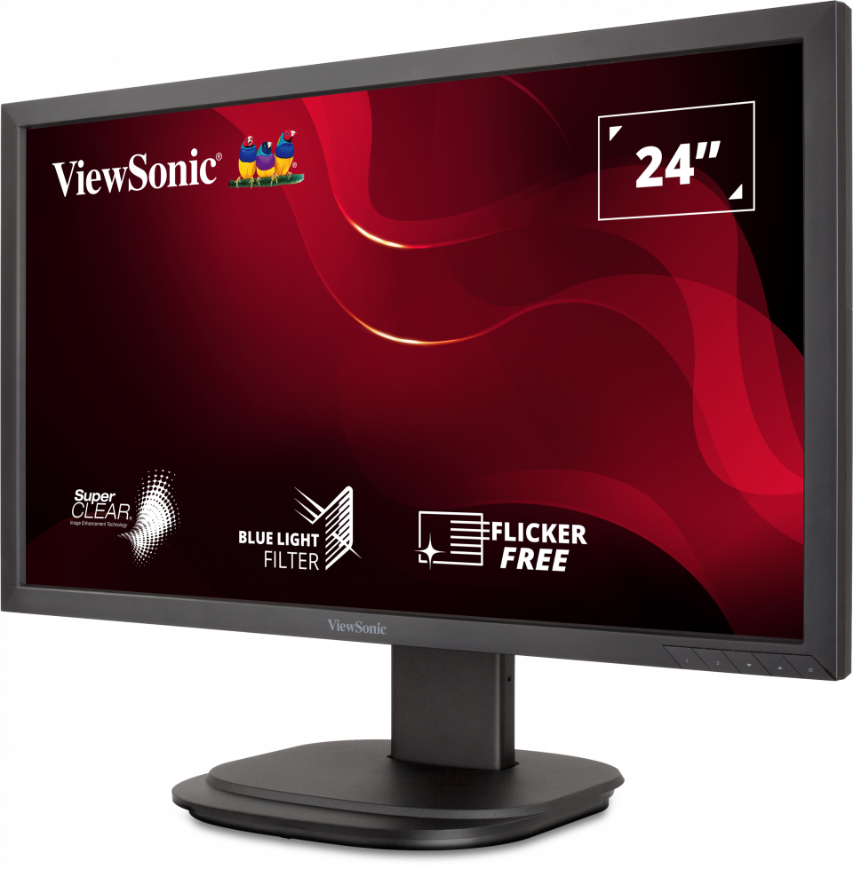 ViewSonic VG2439smh-2 24”W (23.6” Viewable) Full HD Ergonomic LED 