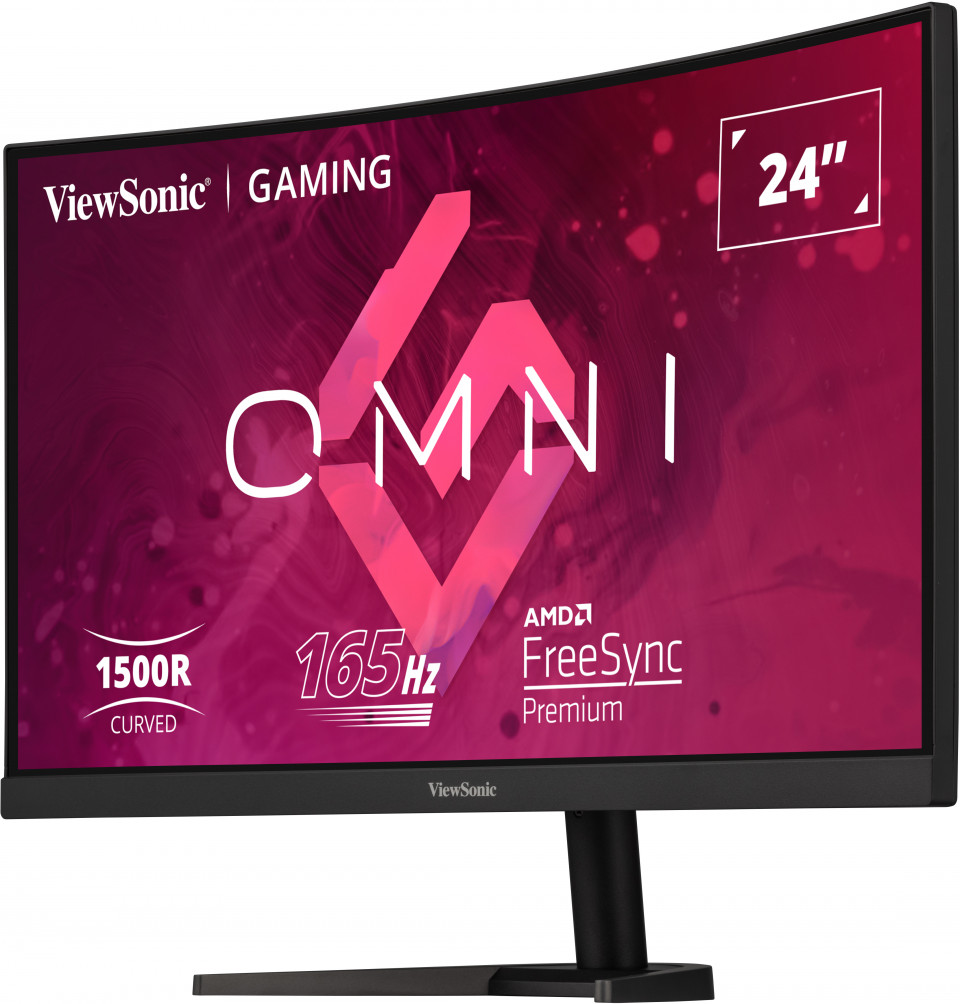 ViewSonic VX2468-PC-MHD 24” 165Hz Curved Gaming Monitor 
