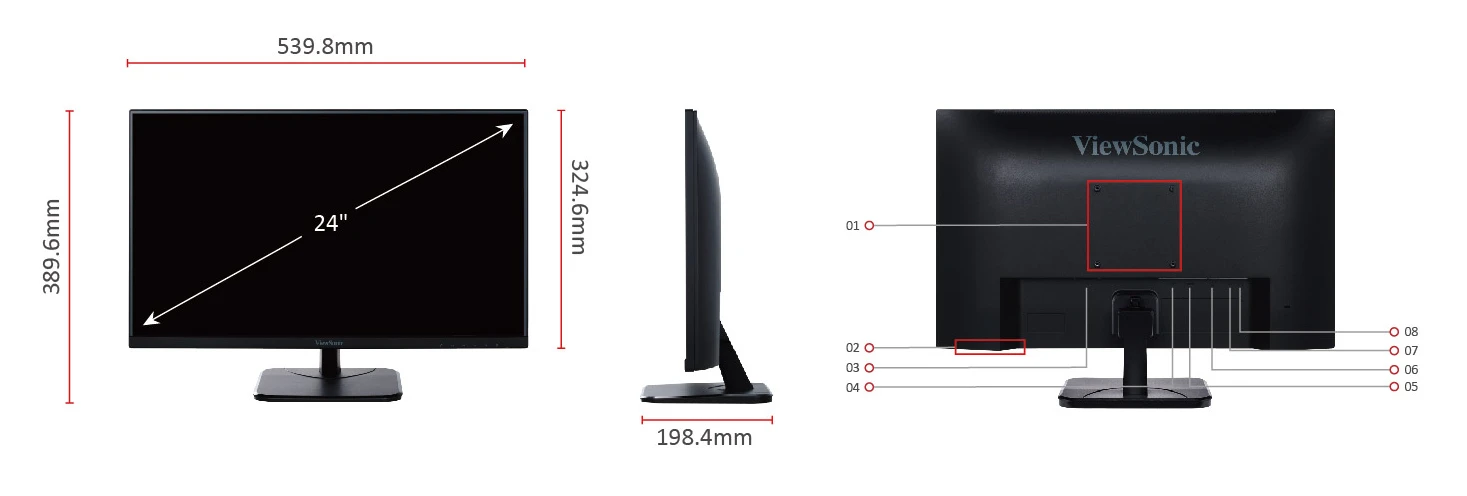 ViewSonic VA2456-mhd 24