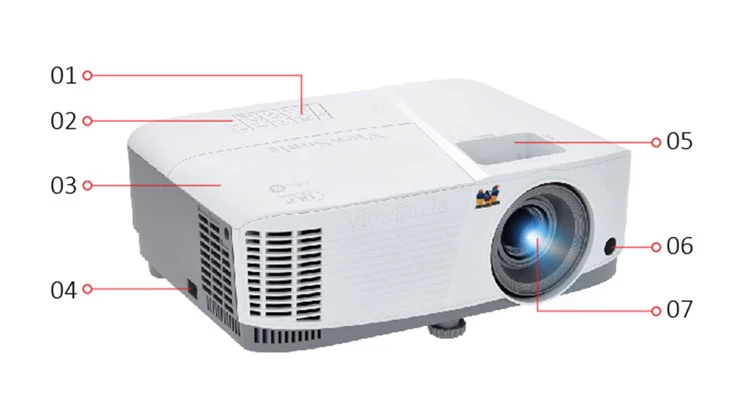 ViewSonic PG703X 4,000 Lumens XGA Business Projector