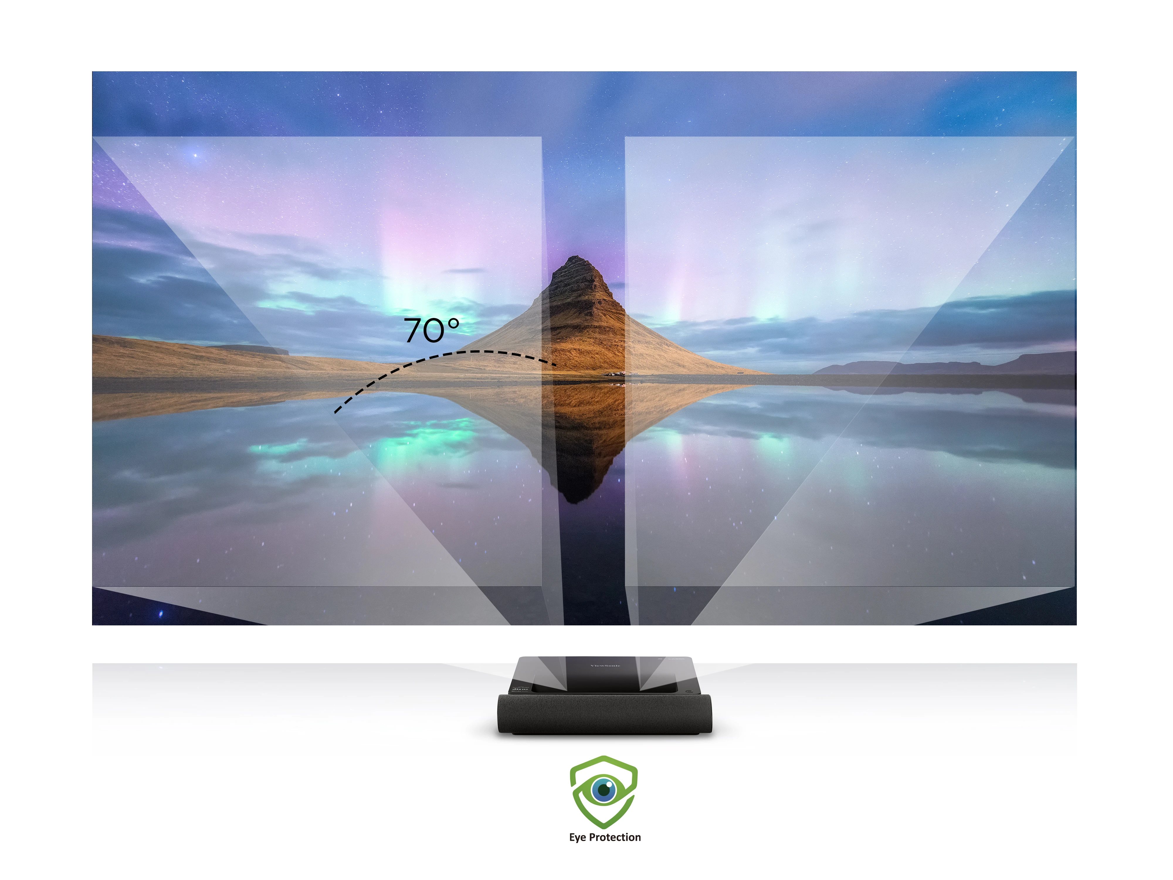 ViewSonic X2000B-4K, Proyector Láser 4K HDR Smart de Alcance Ultracorto