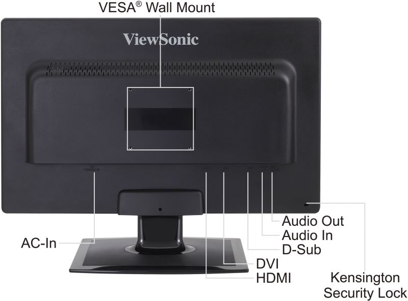 ViewSonic Display LCD VX2410mh-LED