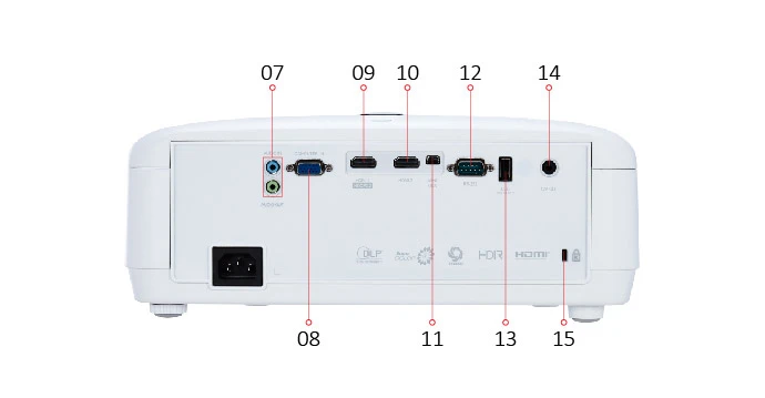 ViewSonic PX727-4K 4K UHD HDR対応 DLPホームシアタープロジェクター