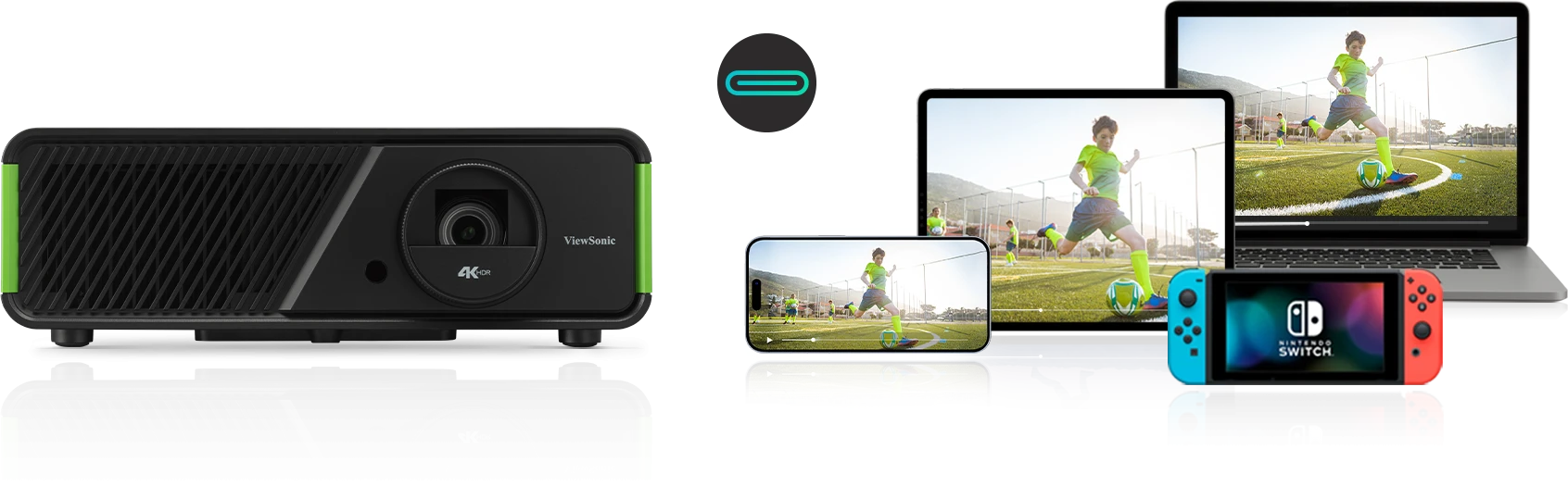 ViewSonic X1-4K 4K HDR 高輝度 XBOX 認定ゲーミング＆ホーム LED