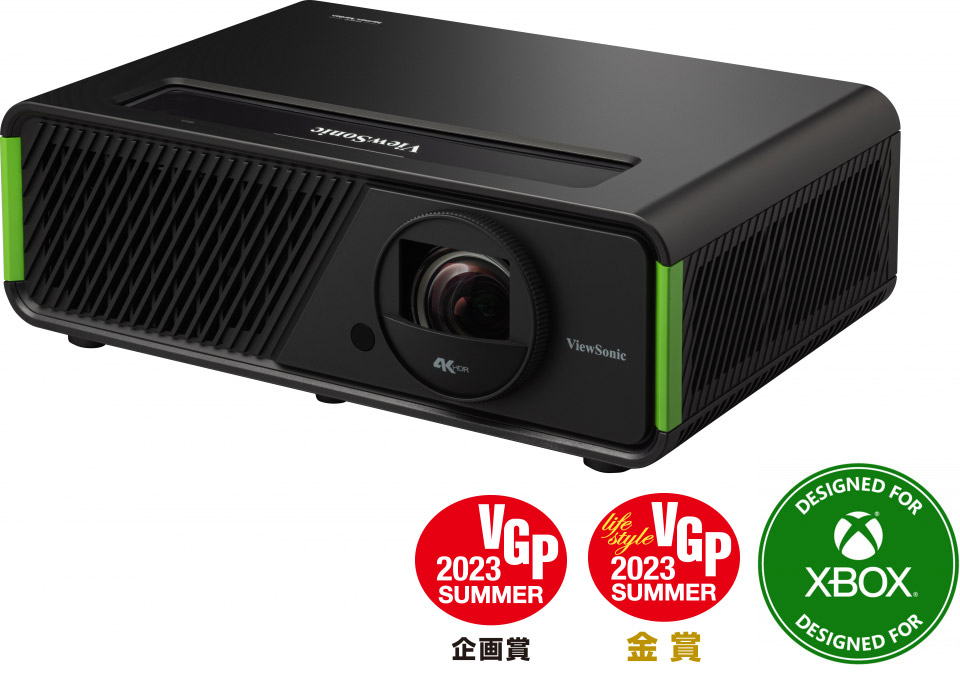 ViewSonic X2-4K 4K HDR 高輝度短焦点 XBOX 認定ゲーミング＆ホーム 