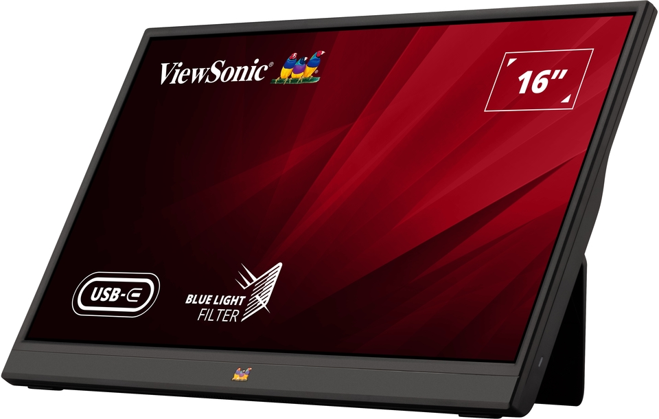 ViewSonic VA1655 USB-C搭載15.6型フルHDモバイルディスプレイ ...