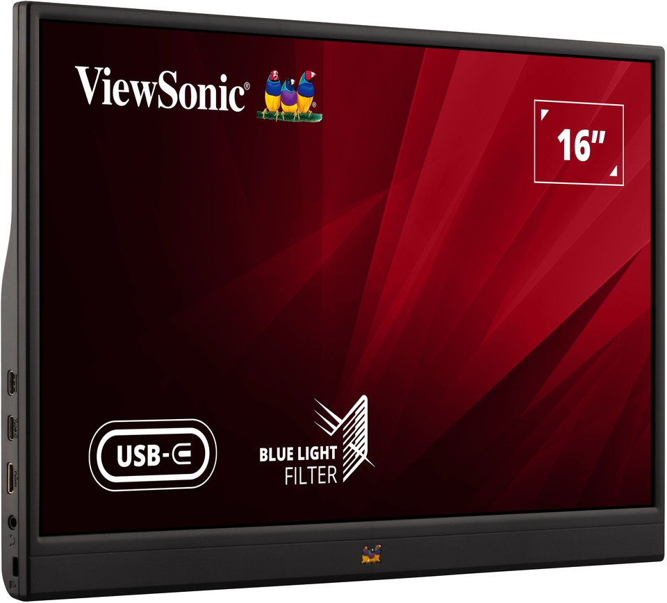 ViewSonic VA1655 USB-C搭載15.6型フルHDモバイルディスプレイ ...