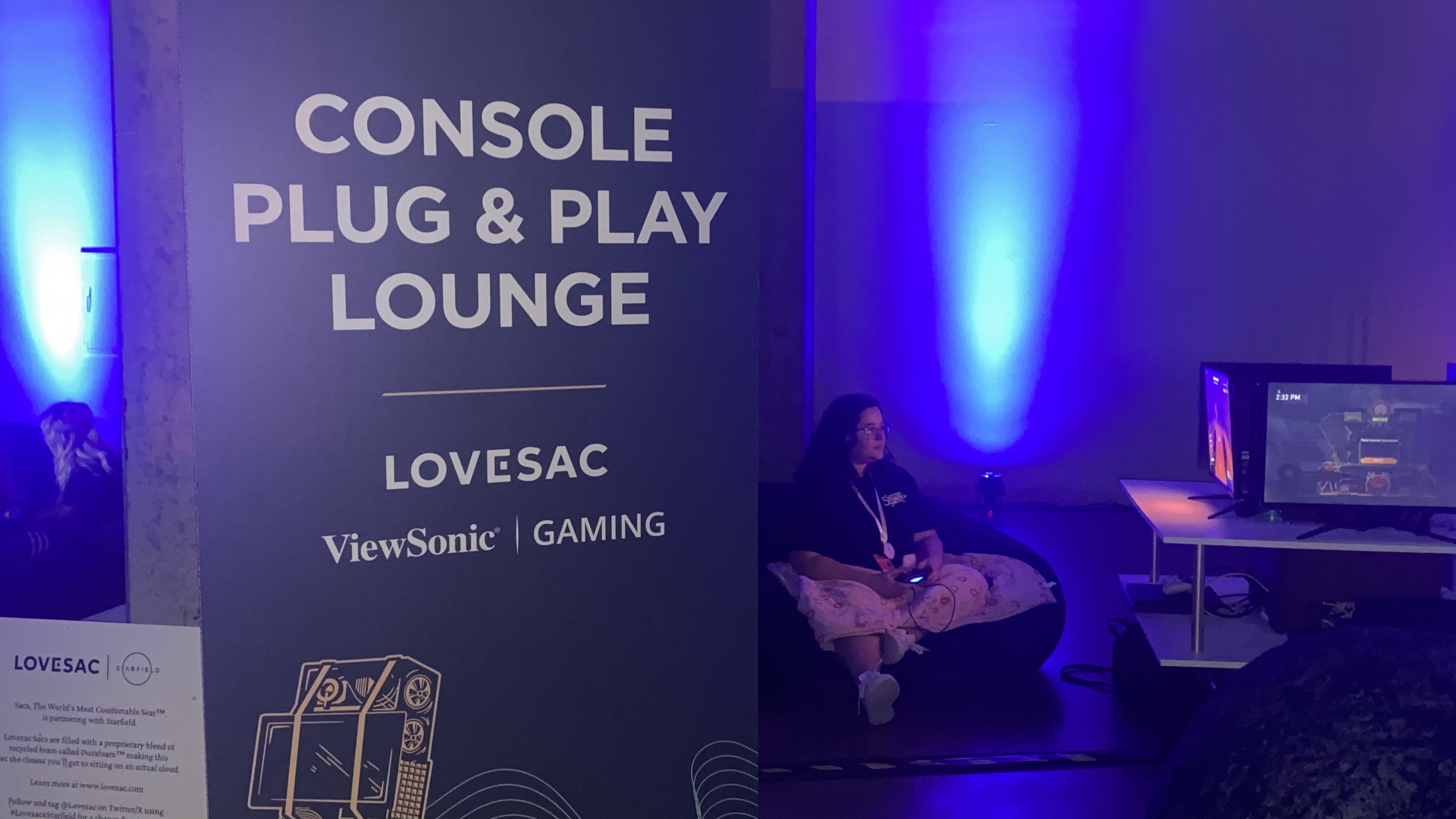 ViewSonic Gaming sponsored the BYOC lounge at QuakeCon 2023