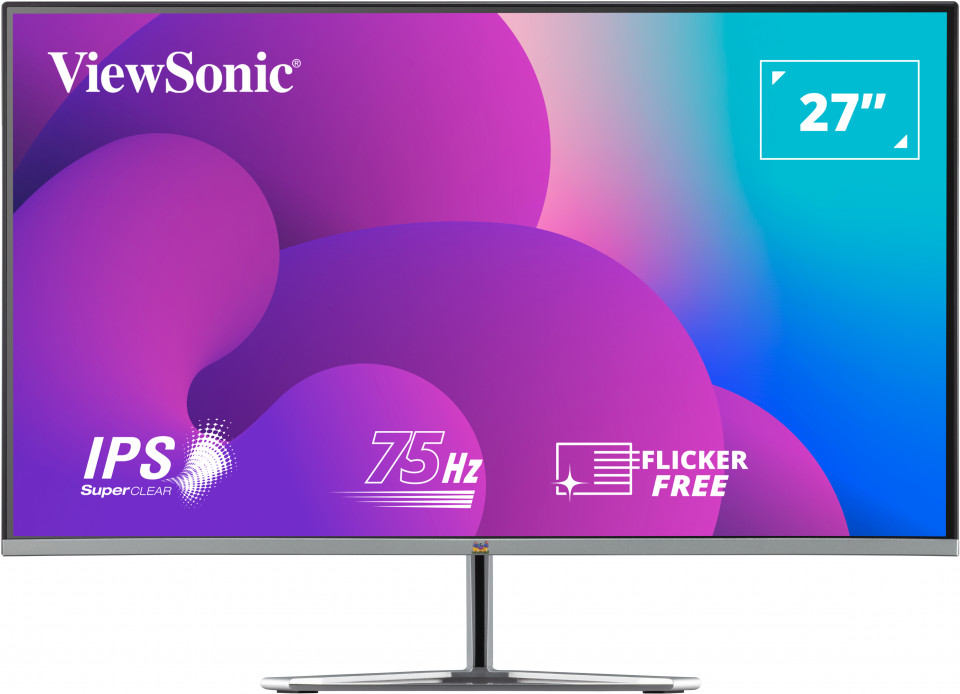 Viewsonic Vx2776 Smh 27 Dyujmovyj Ips Monitor So Stilnym Dizajnom Bez Ramki